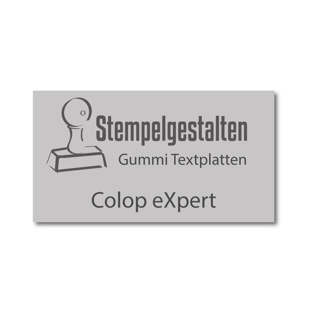 Colop Expert Textplatten