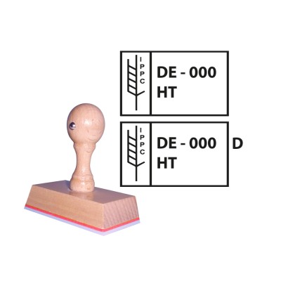 ISPM 15 Handstempel 100x50 mm