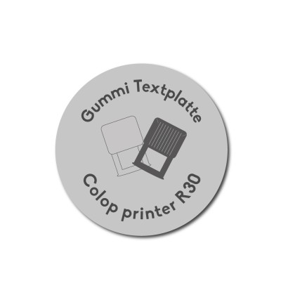 Textplatte Colop Printer R30