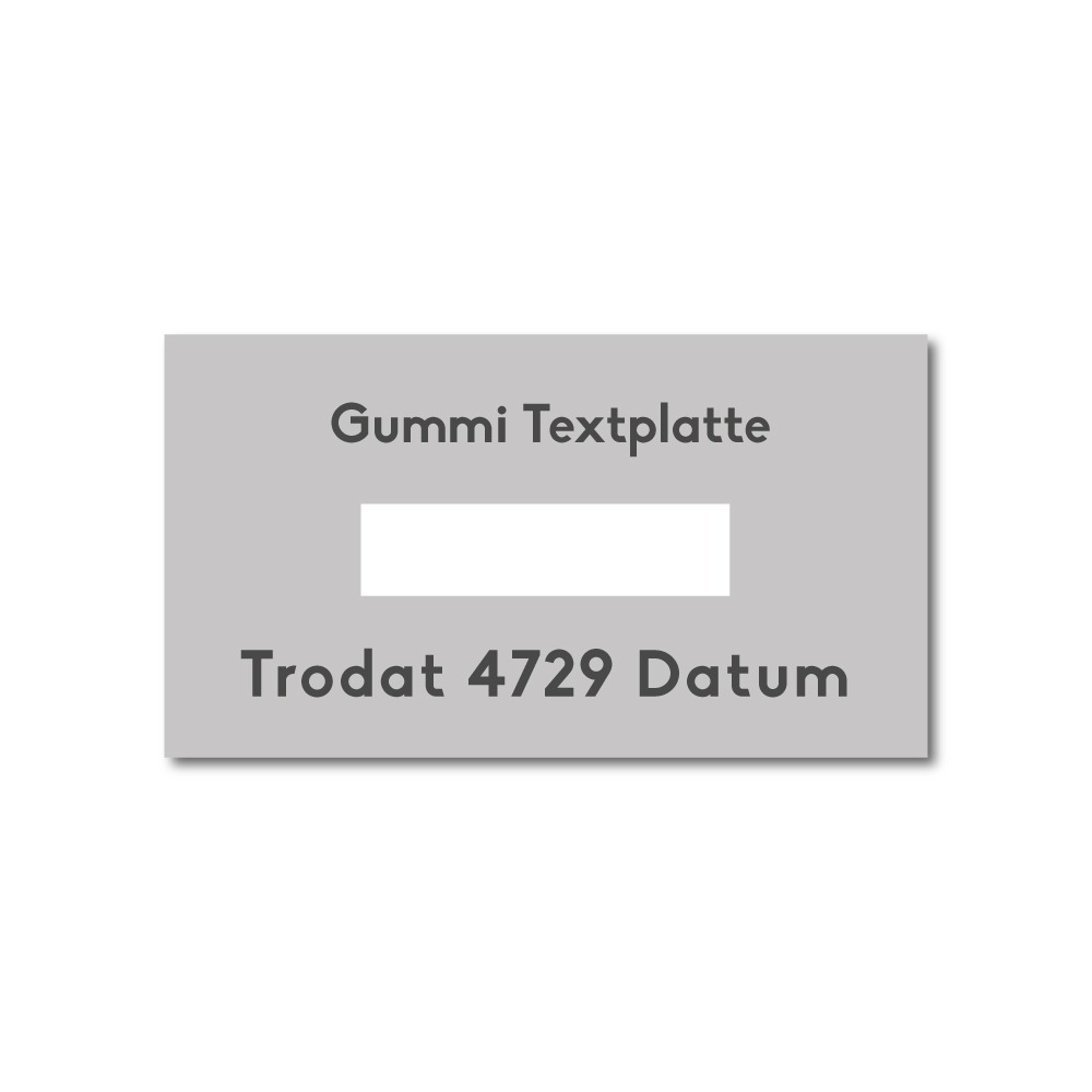 Stempelplaatje Trodat Printy 4729