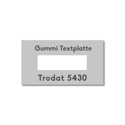 Stempelplatte Trodat Professional 5430