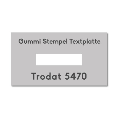 Textplatte Trodat Professional 5470