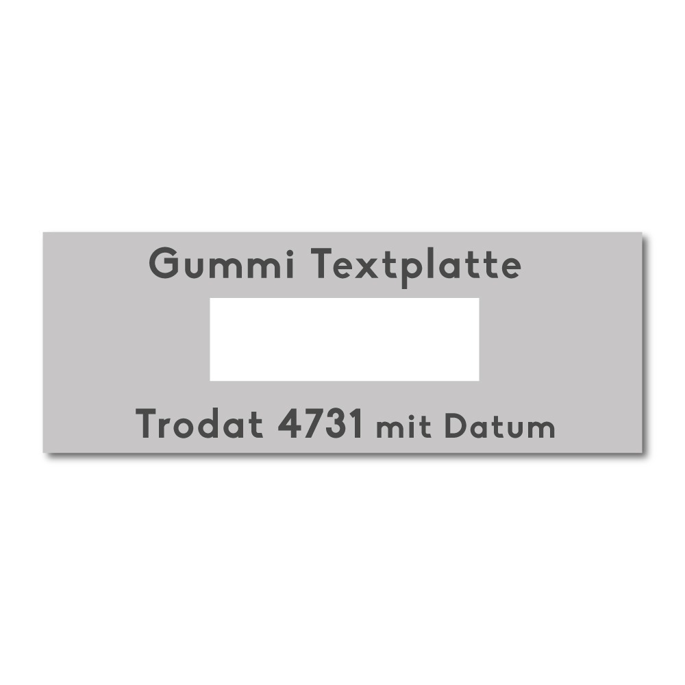 Stempelplaatje Trodat Printy 4731