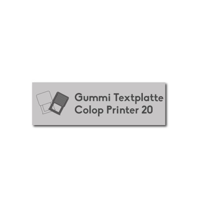 Textplatte Colop Printer 20