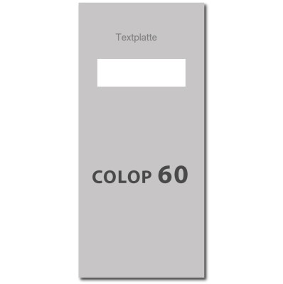 Ersatz-Stempelplatte Colop Printer 60 DH