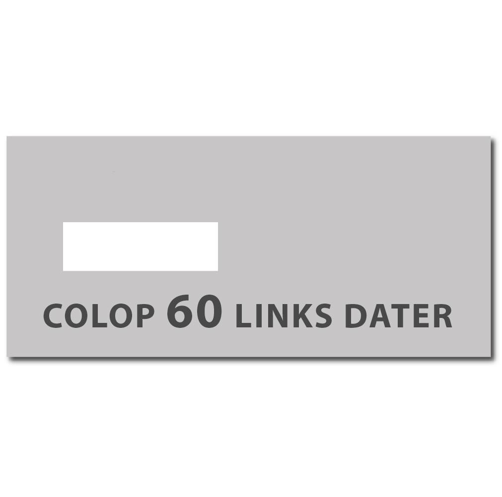 Ersatz-Stempelplatte Colop Printer 60 links
