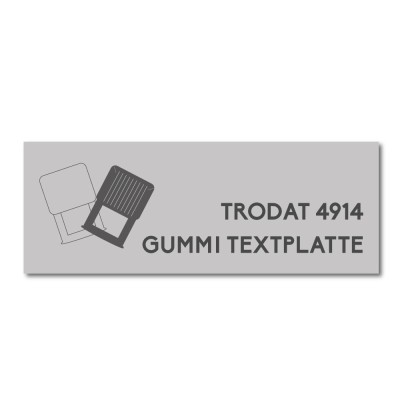 Stempelplaatje Trodat Printy 4914