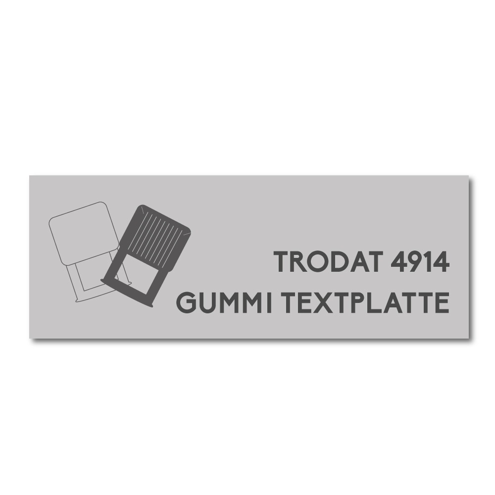 Stempelplaatje Trodat Printy 4914