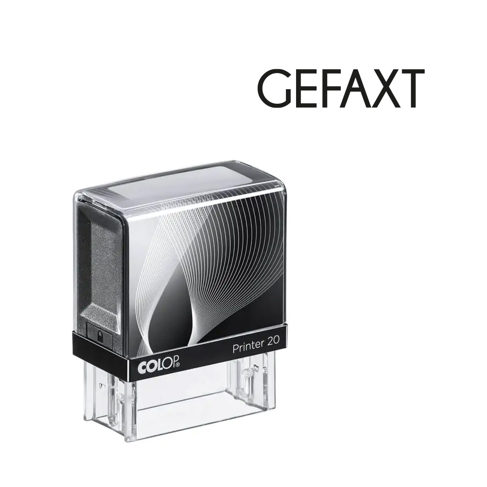 Colop Printer 20 "Gefaxt"