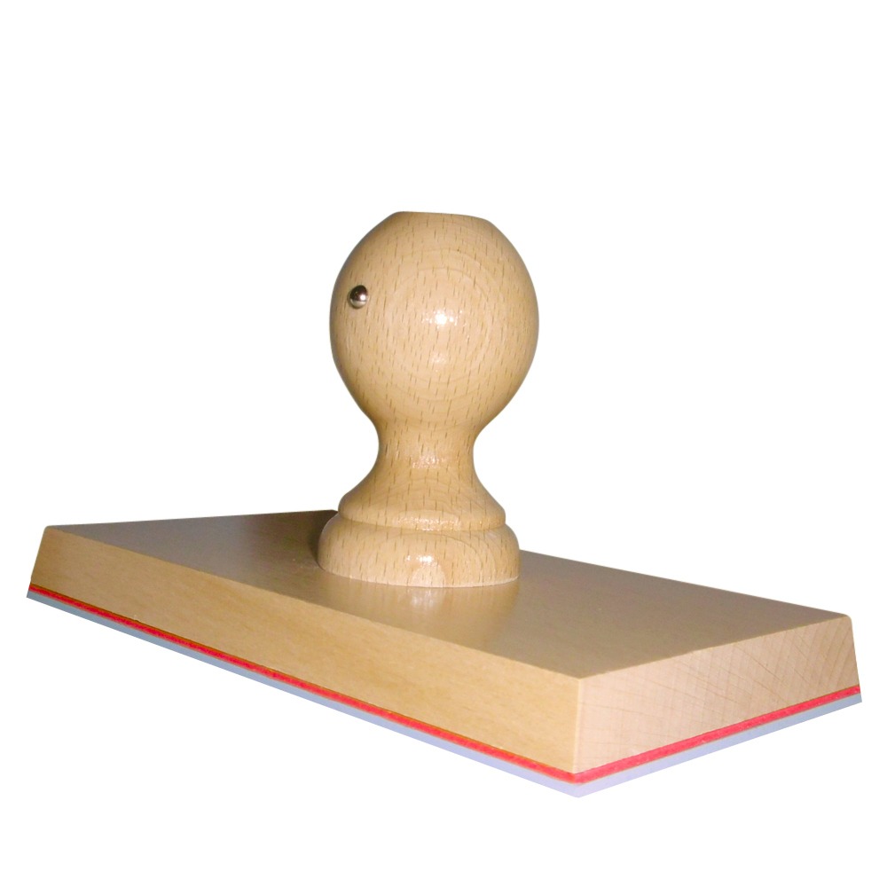 Grote handstempel 160x110 mm