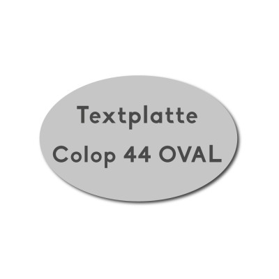 Textplatte Colop 44