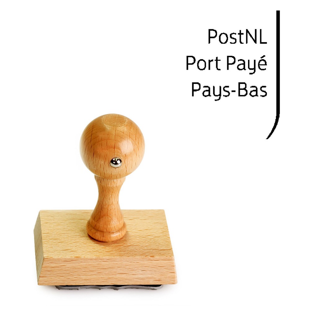 PostNL Port Betaald internationaal (alternatief) handstempel