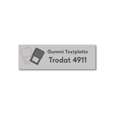 Textplatte Stempel Trodat Printy 4911