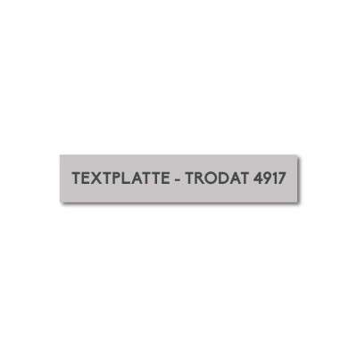 Textplatte Stempel Trodat Printy 4917