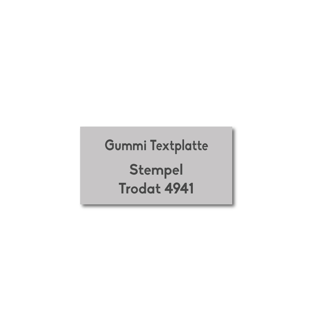 Textplatte Trodat Printy 4941