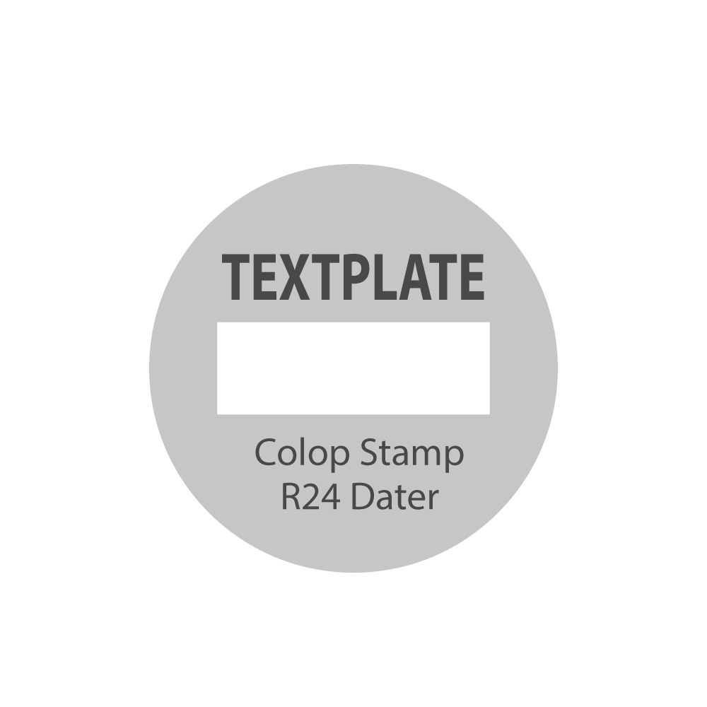 Textplatte Colop Printer R24 Dater