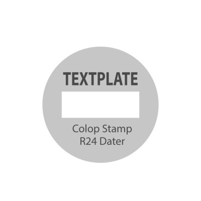 Textplatte Colop Printer R24 Dater