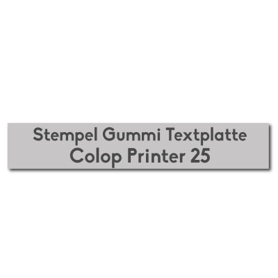 Stempel Textplatte Colop Printer 25 | Stempelgestalten.de
