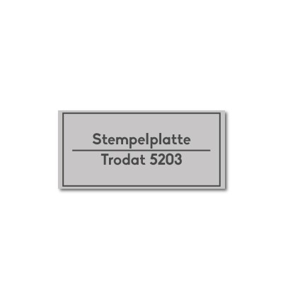 Stempelplatte Trodat Professional 5203