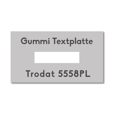 Textplatte Trodat Professional 5558PL